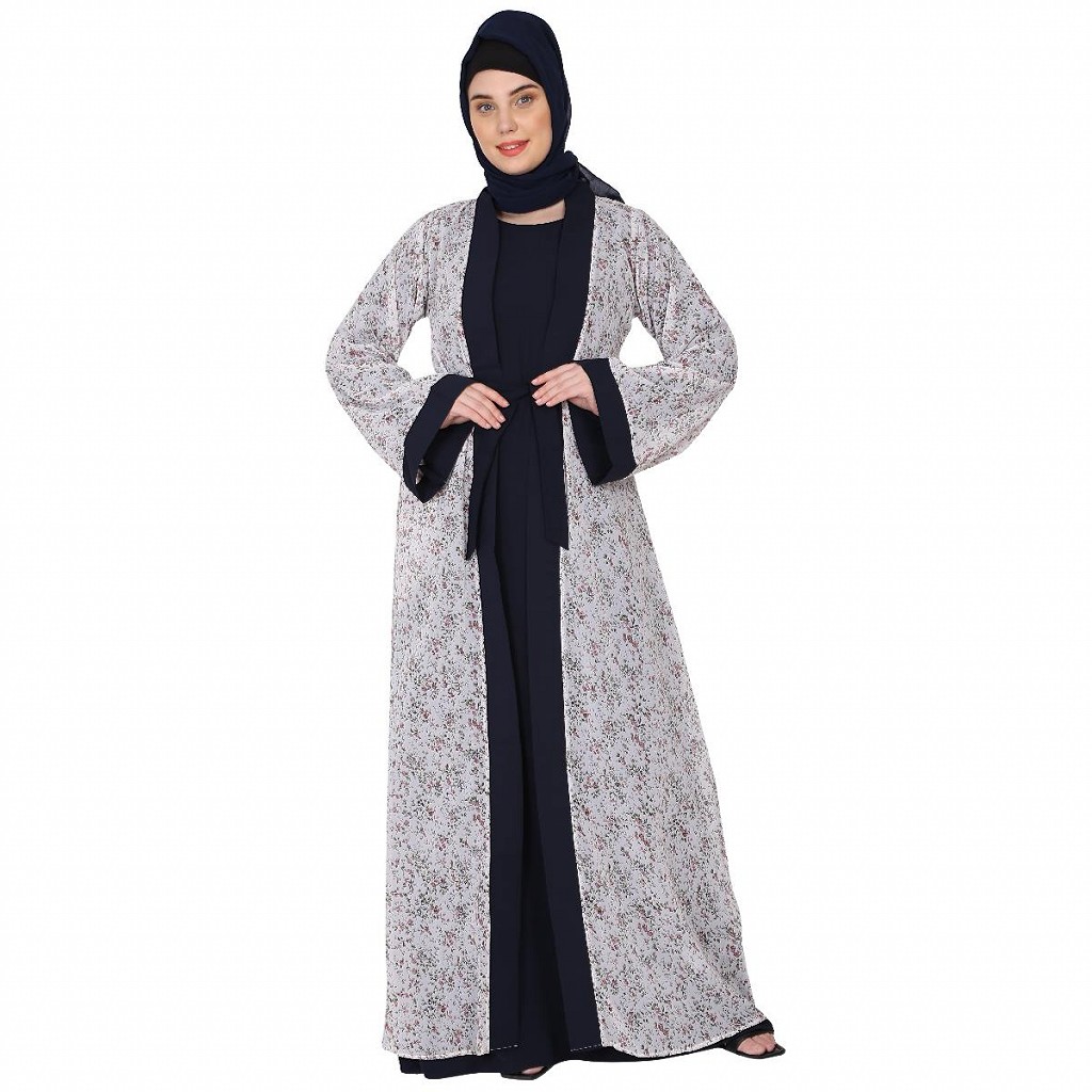 Long best sale shrug abaya
